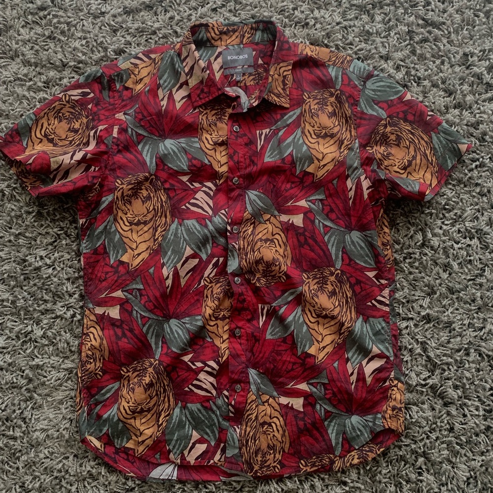 Bonobos riviera tiger shirt